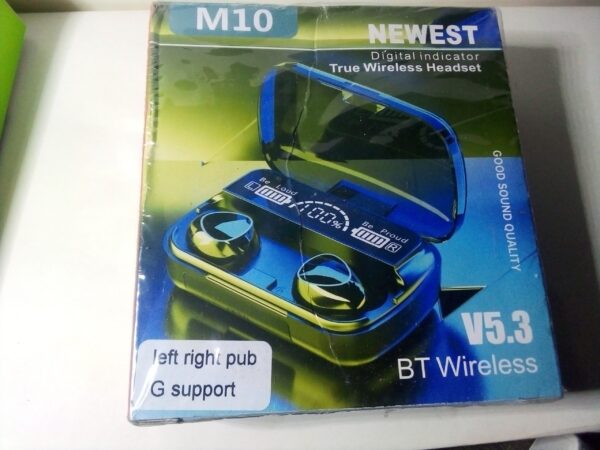 M10 Wireless Earbuds – Bluetooth 5.1, IPX7 Waterproof, 3500mAh Charging Case - Image 2